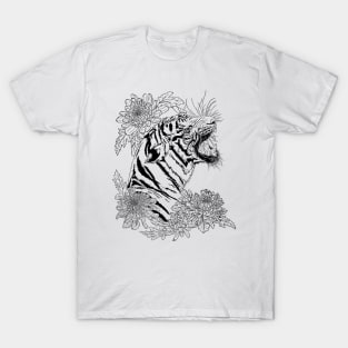 Floral Tiger T-Shirt